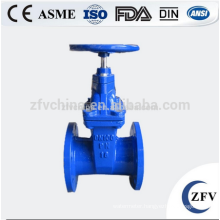 ZFV GVCI50-300 4 inch rubber seal flanged cast iron gate valve